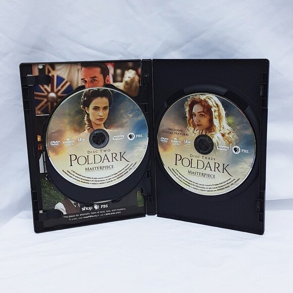 POLDARK: The Complete First Season Full UK Length Edition 3-DVD Set w/Slipcover - Picture 6 of 6